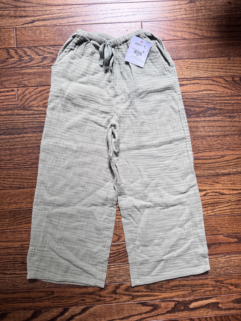 O'Neill Lightweight Sage Green Drawstring Chinos